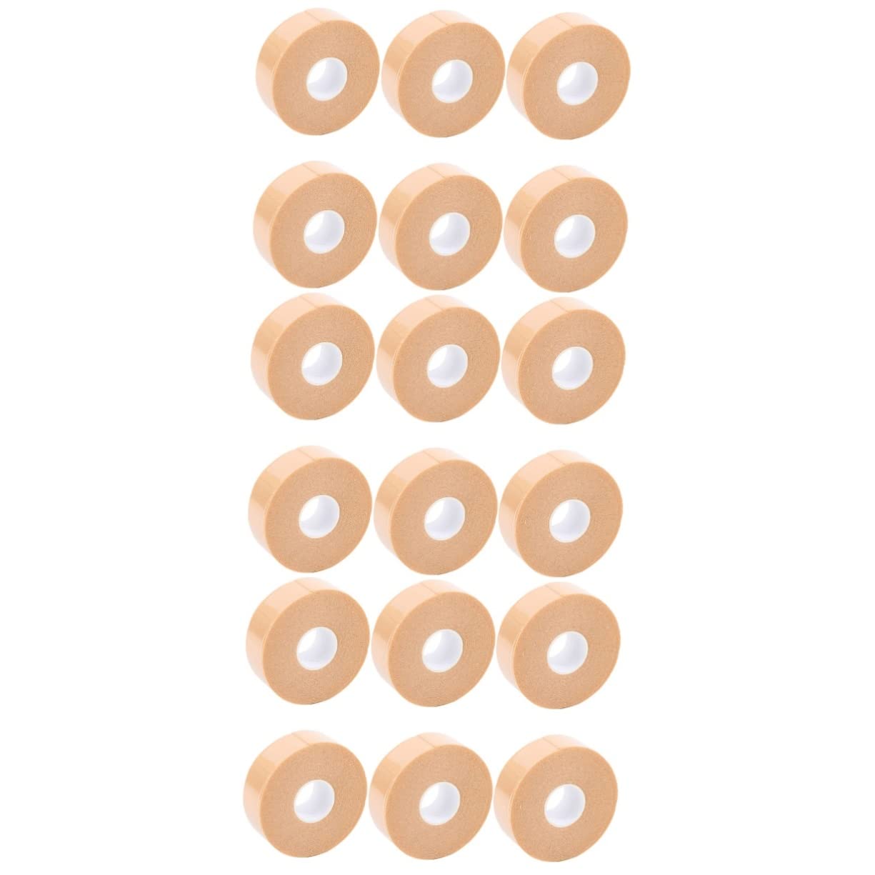 FRCOLOR Lot de 18 rouleaux d'autocollants anti-usure pour talons hauts, coussinets arrière du saisissant les chaussures intérieures, coussinets à bulles en mousse, patchs pour pieds,