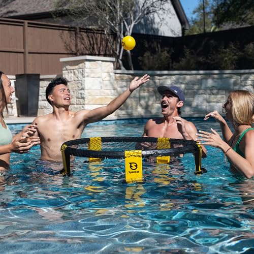 Spikeball Spikebuoy 2.0 on Water Accessory – Play in The Pool or at The Beach – Use with Standard, Pro and Weekender Sets – Includes Leg Floats and Anchor Bag