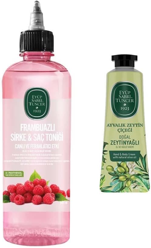 Eyüp Sabri Tuncer Frambuazlı Sirke & Saç Toniği 500 ml Ve Ayvalık Zeytin Çiçeği 50 ml