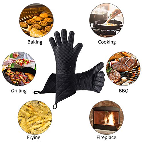 (40 OFF Coupon) Extra Long Silicone Oven Mitts 1 Pair 9.89