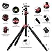 GEEKOTO Aluminum Camera Tripod with 360-Degree Ball Head and Rotatable Center Column, for DSLR and Video Camcorder, 75-Inch Professional Tripod for Travel and Work