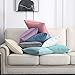 MIULEE Pack of 2 Decorative Velvet Throw Pillow Cover Soft Grey Pillow Cover Soild Square Cushion Case for Sofa Bedroom Car 18x 18 Inch 45x 45cm
