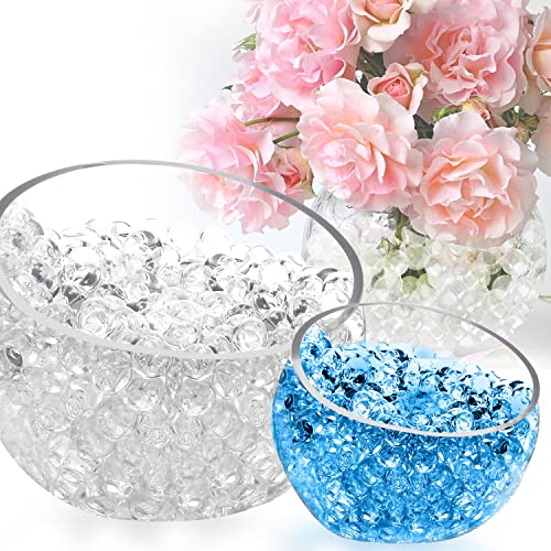 LONNEY Perle d'eau Transparente 24000 Bille d'eau pour Vase Transparent Decoratif, Perles d'eau Billes d'eau Remplacent Le Terreau des Plantes Water Beads Billes Hydrogel