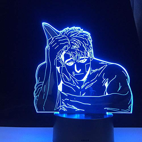 Lámpara de Anime Sangwoo Killing Stalking Manga, luz de noche Led para dormitorio, lámpara acrílica 3D, decoración, luz nocturna, ventiladores para niños, regalo de cumpleaños-Sin controlador Cover