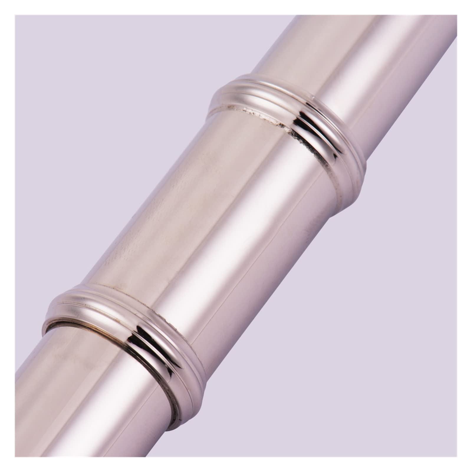 ZUZU 16 Agujeros Agujero Cerrado Flauta C Clave Flauta Cobre Blanco Instrumento de Viento de Madera paño Varilla Guantes Kit Flauta
