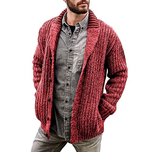 Cardigan de punto hombre holgado para solucionar el frio con estilo casual