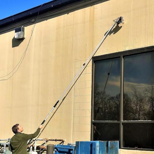 Image of DOCA Light Bulb Changer for High Ceilings Attachment for Extension Pole, Heavy Duty Telescoping Pole for Changing Recessed Lights and Outdoor Flood Lights - Suction Cup