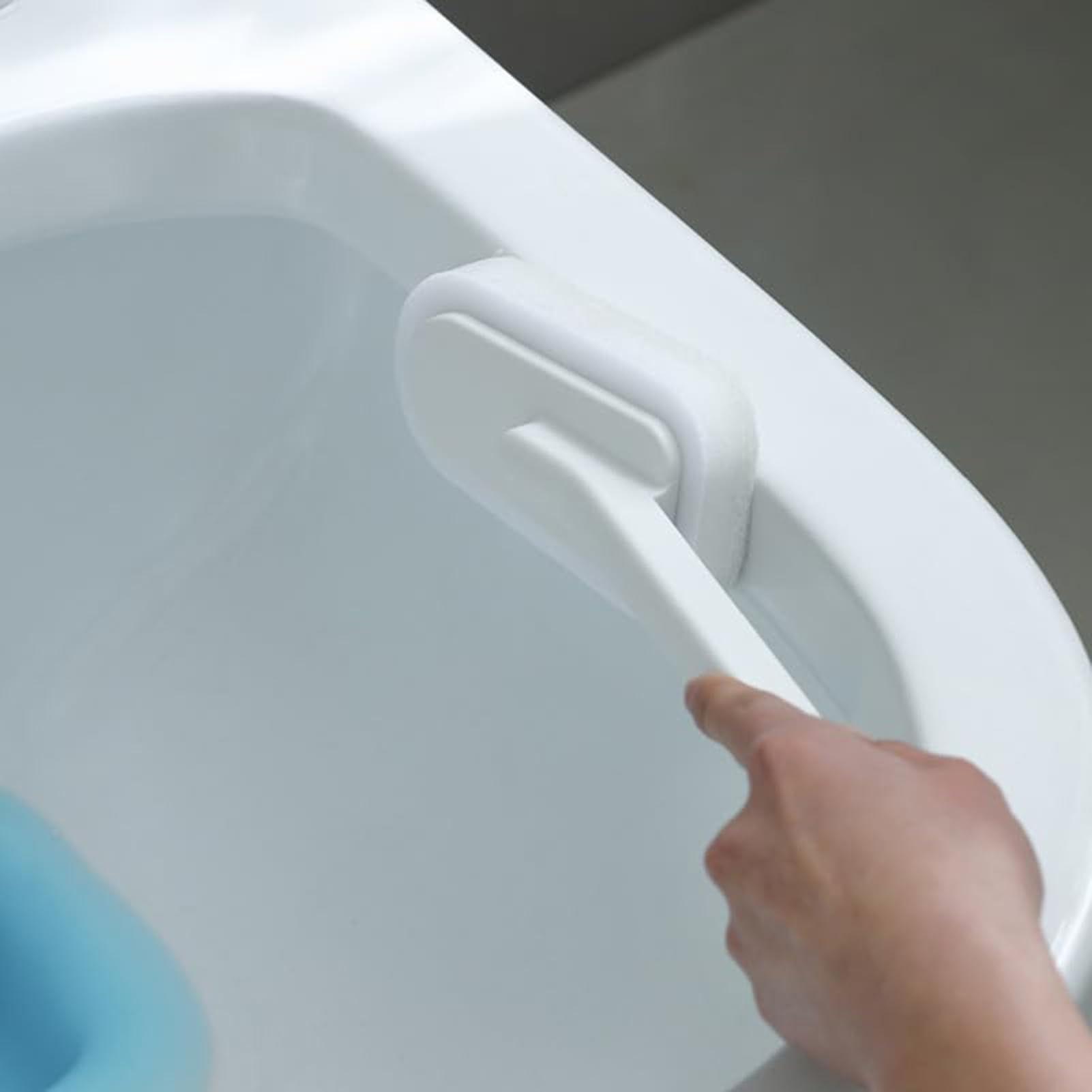 Cepillo Esponja - Mango Largo Reutilizable, Limpieza Profunda | ABS Paño Esponja 6,1x30,4x11,3cm Bañera Ducha Baldosas Superficies Difíciles Higiene Baño