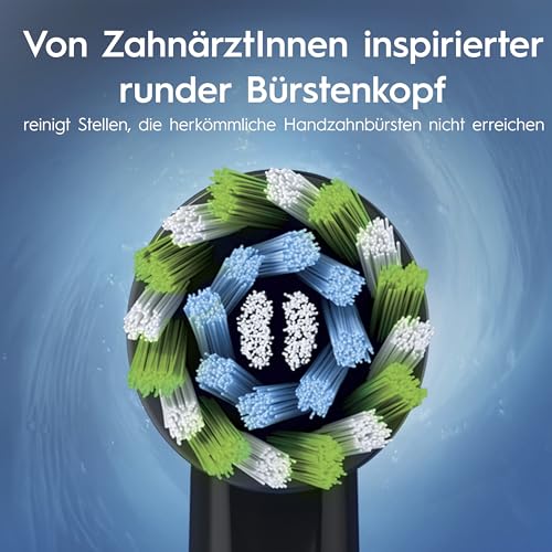 Oral-B Pro Series 1 Elektrische Zahnbürste/Electric Toothbrush, 1 Aufsteckbürste, 3 Putzmodi und Drucksensor für Zahnpflege, Reiseetui, Designed by Braun, black 6