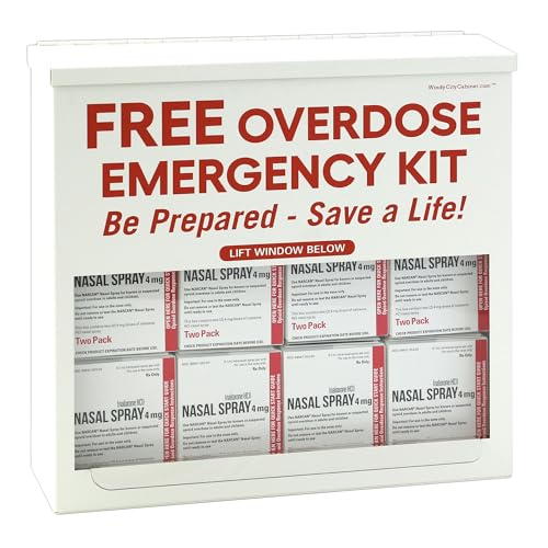Image of | OD Emergency Kit Distribution Cabinet | High Visibility Cabinet for Emergency Supplies (OD Kit Not Included)
