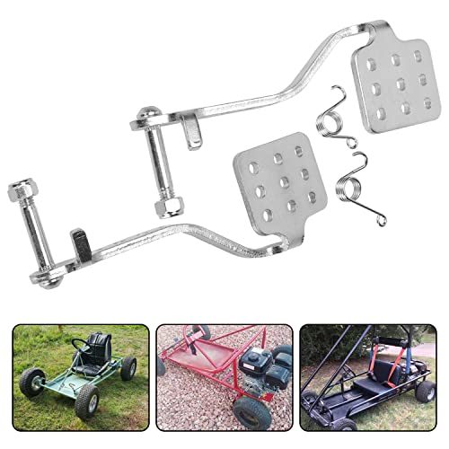 image for GREHUA Mechanical Disc Brake Caliper & Throttle Pedals Kit Compatible 