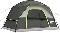 Vista 14 de CAMPROS CP Tents for Camping 2/4/6 Person Tent Waterproof Windproof Double Layer Camping Tent, Easy Setup Dome Tent with Large Mesh Windows & Wider