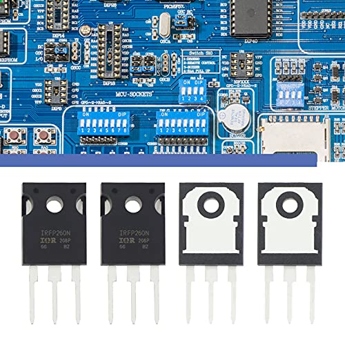 5X N-Channel Irfp260 Mosfet Transistor Esd Rated To-247 50A 200V 3Pin International Rectifier Power For Home Industry And Diy #TOP1