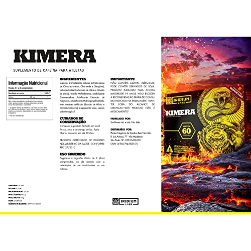 Termogênico Kimera Thermo 60 comprimidos - Kit 2 caixas Iridium Labs