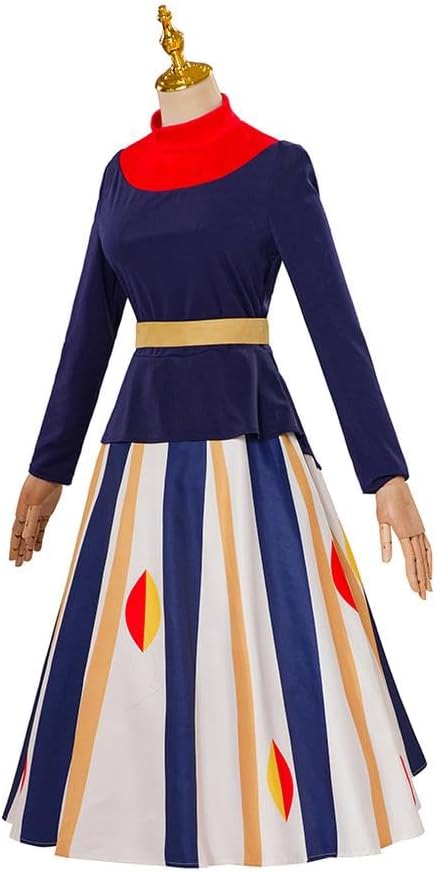 Franny Robinson Cosplay Costume Adult Women Printing Top Skirt Halloween Uniform