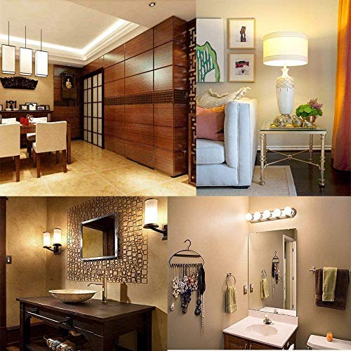 Gy6.35 G6.35 Bi-Pin Base Led Bulb 4Watt Ac Dc 12V Silica Gel Crystal Warm White 2700K-3000K Landscape Lighting,Jc Type, Equivalent 25W- 30W Q35/Cl/T4 Halogen Bulbs (5-Pack) #TOP6