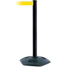 Post with Retractable Barrier