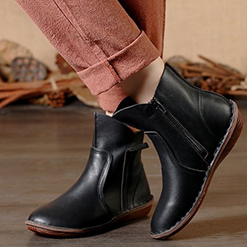 Vogstyle Donna Scarpe Stivale Indianini col Taccl