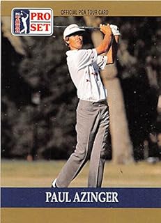 Paul Azinger trading card (Golf Golfer PGA Florida State University) 1990 Pro Set #21