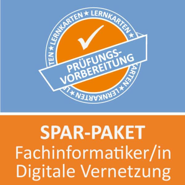 Lernkarten Paket Fachinformatiker Digitale Vernetzung: Prüfungsvorbereitung auf die Abschlussprüfung zum Kombipreis
