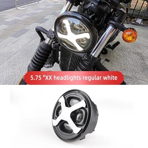Phare LED DRL de moto pour remplacer un éclairage d'origine faible sur Bobber