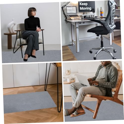 Coussin de chaise de bureau et tapis de sol pour le télétravail