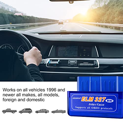 Mini Bluetooth Obd2 Scanner Obdator Elm327 Automotive Obd Obdii Code Reader Car Check Engine Light Diagnostic Scan Tool For Android Pc #TOP2