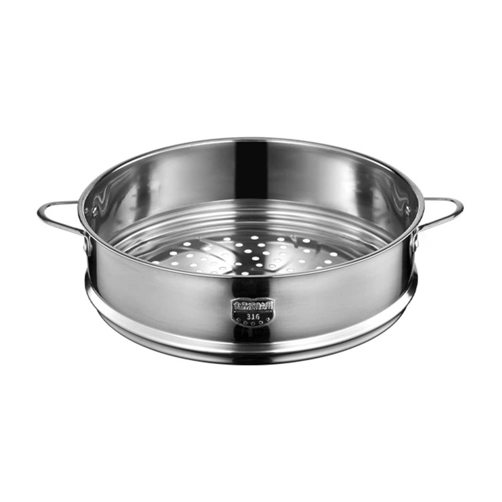 Hsioluted Food Grade 316Stainless Steel Steamers with Handle Steaming Rack Steaming Accessory Suitable for Vegetable Cooking Steamers Basket