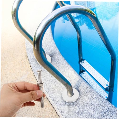 Paquete 6 tornillos para escalera de piscina de acero inoxidable miniatura 7