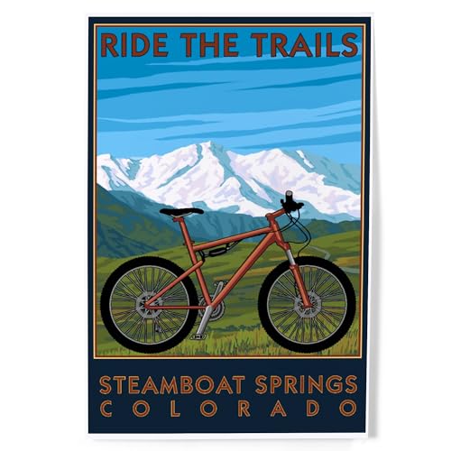 Lantern Press 8x12 Inch Art Print Wall Decor, Steamboat