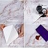 Decoroom Marble Effect Self Adhesive Vinyl Wrap 40x300cm, Marble Sticky Back Plastic Roll, Waterproof Flim, Peel and Stick Wallpaper for Kitchen Bathroom Countertop Table Furniture Stickers #1