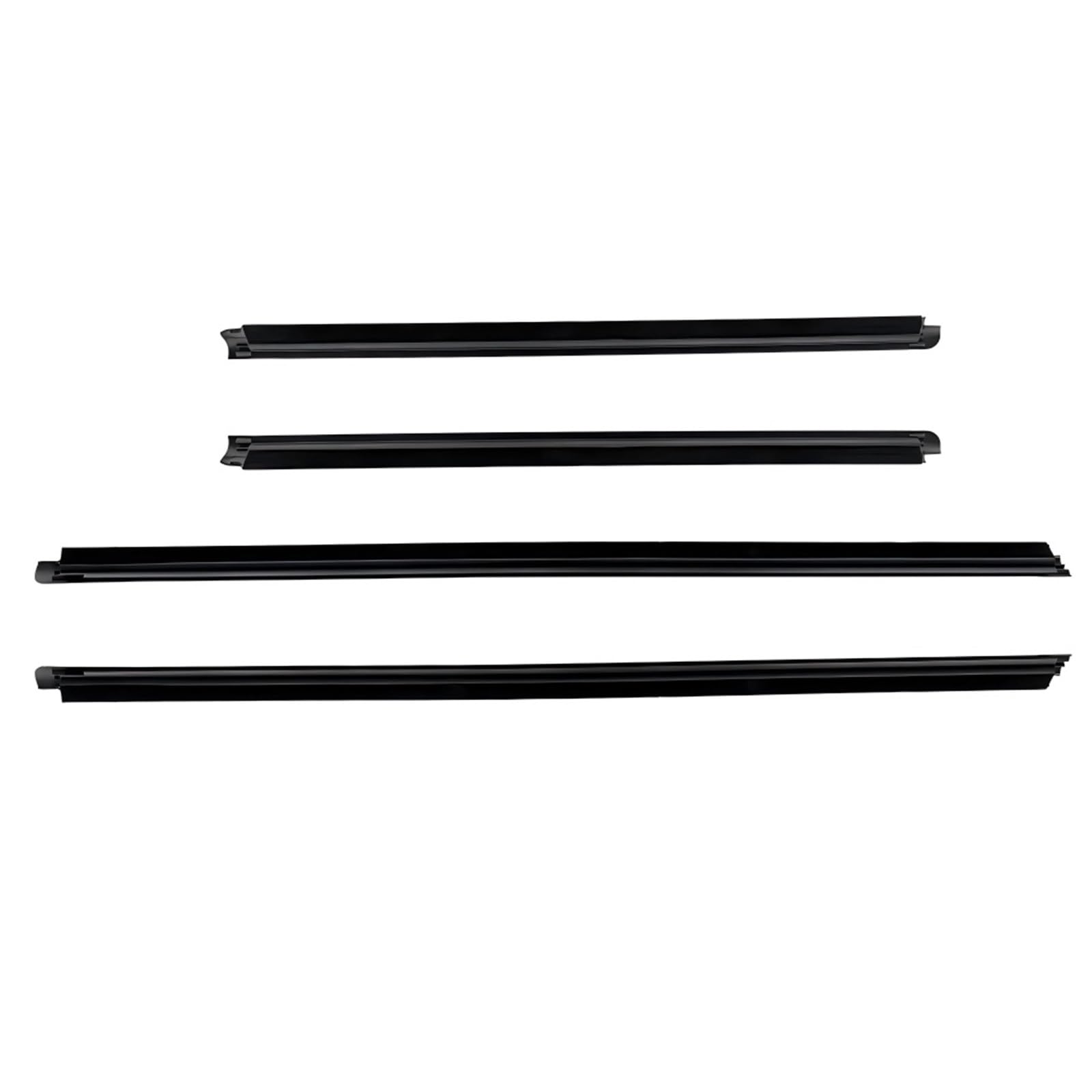 Hpzprpcew One Color 4 Pieces Outside Moulding Weatherstrip Line Glass Window Rubber For Hyundai For Getz 2006-2011 82210-1C001