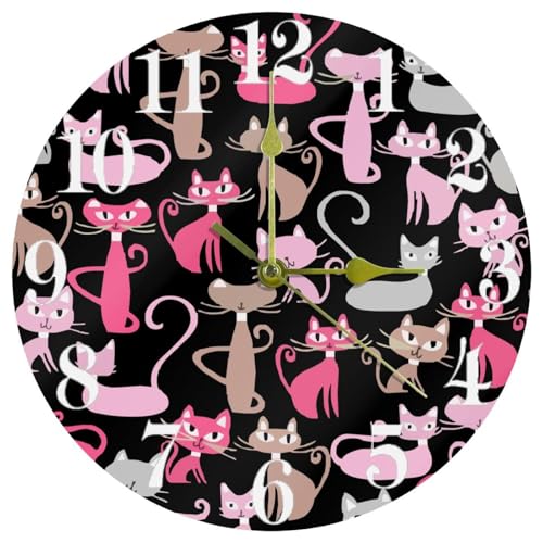 Horloge murale ronde à quartz idéale pour décorer une chambre d'enfant