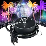 2.5 RPM Disco Ball Motor Heavy Duty Mirror Ball Electric Motor Rotator Supports 4'' - 16'' Balls for Dj Party Light Home Bands, Christmas Party