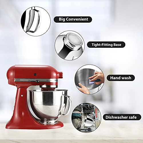 Stainless Steel Mixer Bowl For Kitchenaid 4.5-5 Qt Tilt-Head Mixer,Compatible With Kitchenaid Artisan&Classic Series K45Ss, Ksm75, Ksm90, Ksm95, Ksm150,5Ksm125, 5Ksm150, 5Ksm175, 5Ksm7580 #TOP4