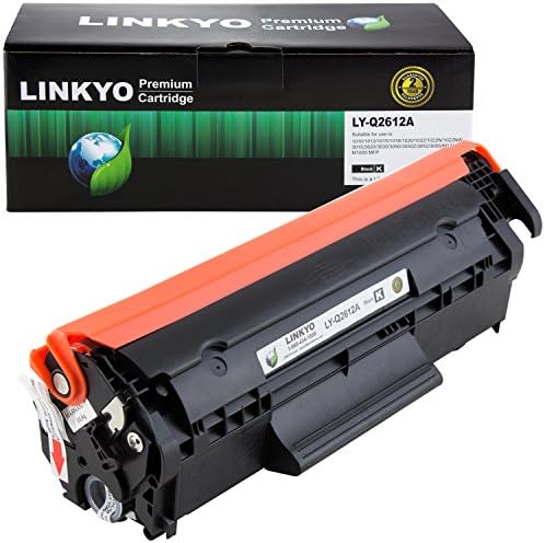 LINKYO Compatible Toner Cartridge Replacement for HP 12A Q2612A (Black)