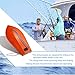 VIKETECH Orange Deep Sea Fishing Trolling Diving Board K-Type Planer Durable Plastic Dive Board for Big Game Fishing (#7)