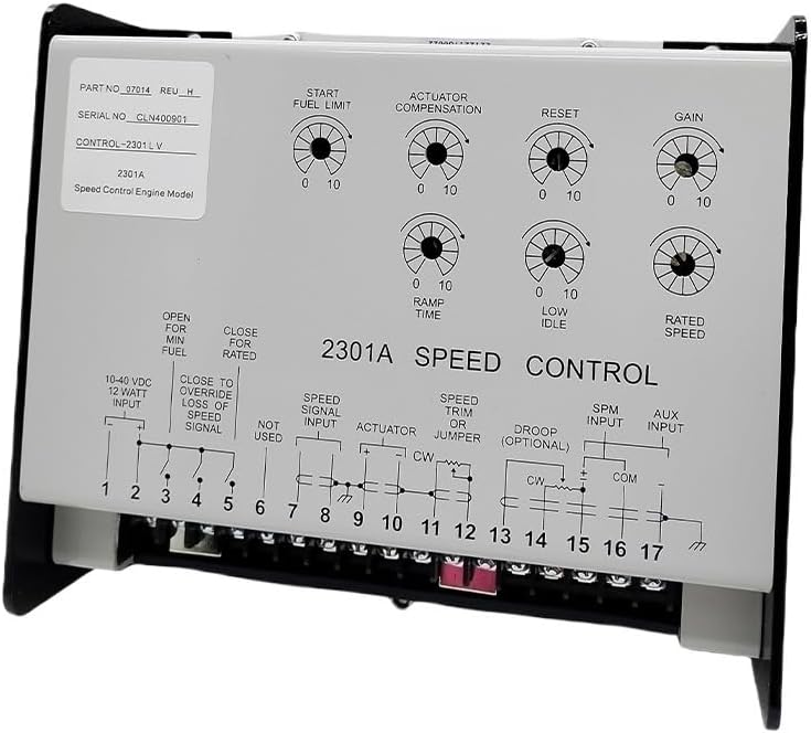 2301A 9907-014 Speed Governor Control Speed Controller Generator Parts