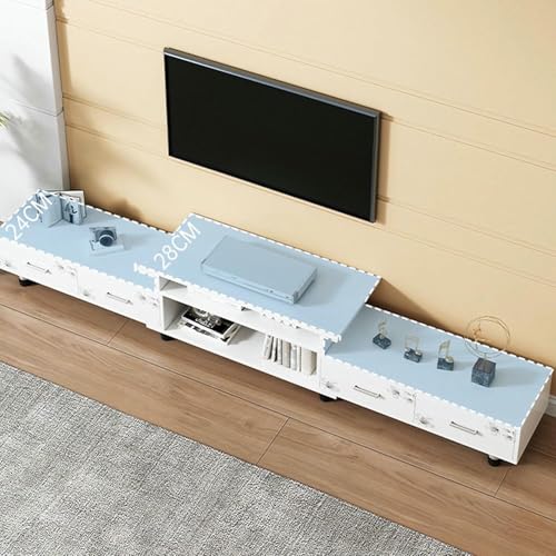 Meuble TV extensible moderne pour gagner de la place et ranger votre matériel de salon - 5