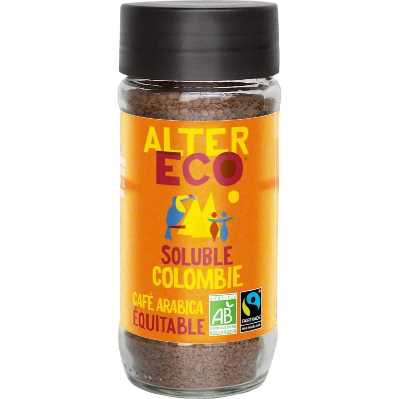 ALTER ECO - CAFÉ INSTANTANÉ SOLUBLE BIO 100G - LOT DE 2