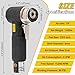 SI FANG 2'' 3'' Mini Orbital Air Sander High Speed Random Orbital Sander Detail Sanders for Auto Body Work, Latest Stable Version