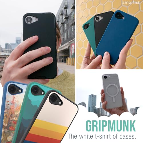 Smartish® iPhone 16e MagSafe Case - Gripmunk [Slim + MagSafe + Protective] - Vintage Floral - Drop Tested 6FT - Wireless Charging - Floral Case for Women - Microfiber Lining - Fits Apple iPhone 16e by Smartish - Used condition - Image 6