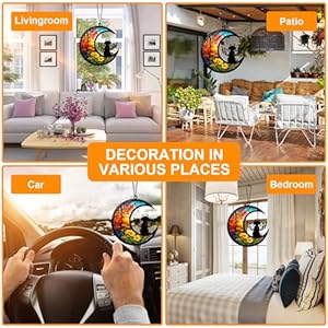 Dog Memorial Suncatcher, Personalized with Name Date Dog Suncatcher, Angel Dog Memorial Ornament Loss of Pet Sympathy Gift Decorations