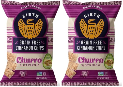 Siete Grain Free Cinnamon Churro Strips, 5 oz Bag, Gluten & Dairy Free, Paleo, Vegan, Non-GMO (Pack of 2) image 4