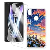 OAGELIM 2 Pack Protège-Écran + Coque Compatible avec BQ Aquaris X Pro (5.2 Pouce) Coque Impression Artistique Personnalisée et Film Verre Trempé (Chat) OAGELIM 2 Pack Protège-Écran + Coque Compatible avec BQ Aquaris X Pro (5.2 Pouce) Coque Impression Artistique Personnalisée et Film Verre Trempé (Chat)