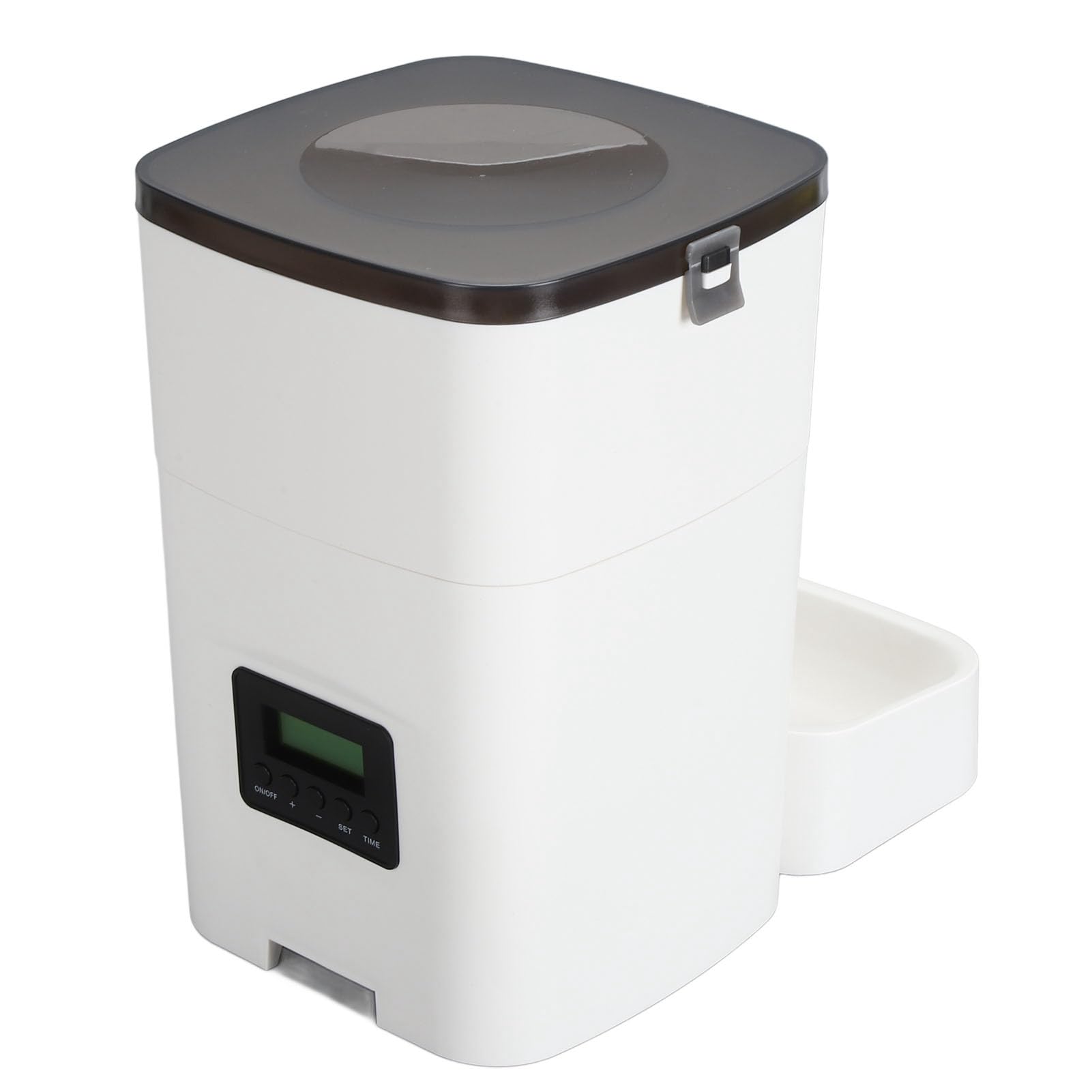 Zerodis Comedero Automático para Mascotas Comedero Automático para Gatos para Perros con Temporizador Inteligente y Control Preciso de Porciones para Hábitos (White)
