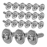 Alipis 40 Juegos Kit Tornillos con Arandelas de Silicona y Acero Inoxidable para Fijación de Tapas de Olla Juntas Resistentes Altas Temperaturas Repuesto para Utensilios de Cocina