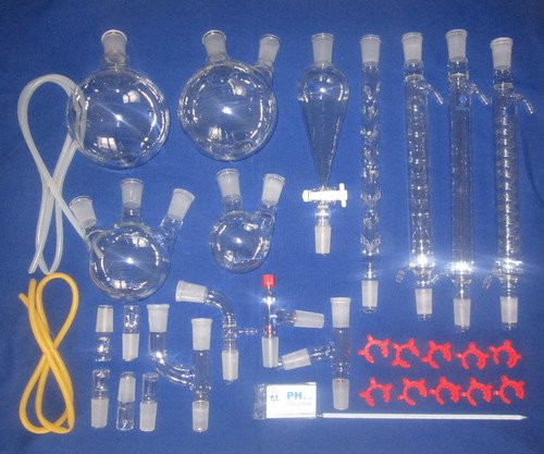 Gowe Laborglas-Kit, mit Gelenke 24/40, des244003, Borosilikatglas, neue Advanced Chemie