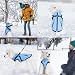 Savlot Hundemantel Wasserdicht Hundejacke Hundepullover mit Reißverschluss Kleine Hunde Winter Warme Jacke Winddicht 2 in 1 Outfit