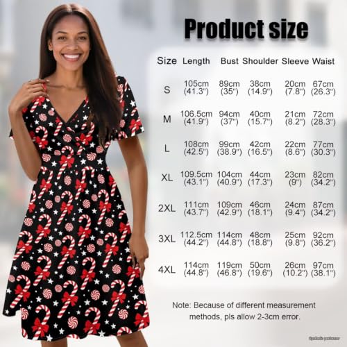 Image of Women's Summer Dresses Short Sleeve Formal Dresses with Pockets | Lightweight polyester fabric delivers cool airflow during hot summer outdoor activities